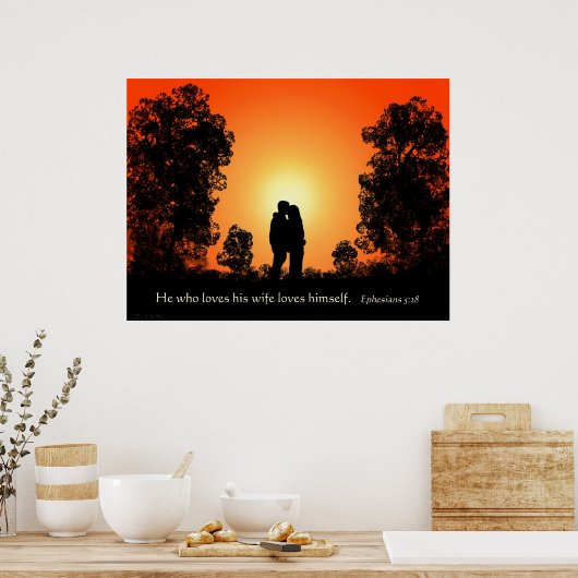 愛 ポスター (キッチン)