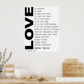 愛 ポスター (キッチン)