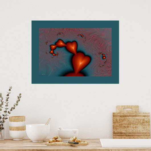 愛 ポスター (キッチン)