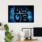 愛 ポスター (ホームオフィス)