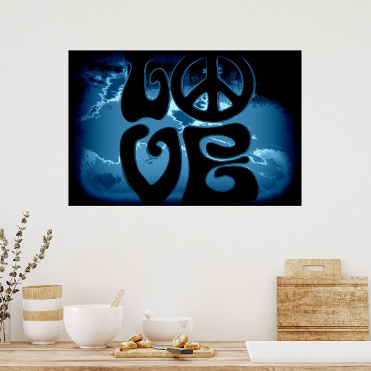 愛 ポスター (キッチン)