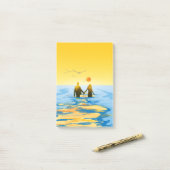 愛 ポストイット (デスク上)