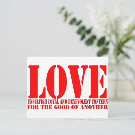 愛 ポストカード (スタンド正面)