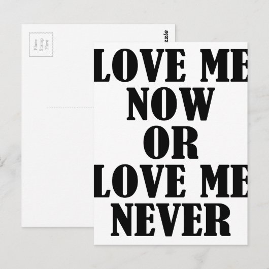 愛 ポストカード (正面/裏面)