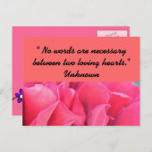 愛 ポストカード (正面/裏面)