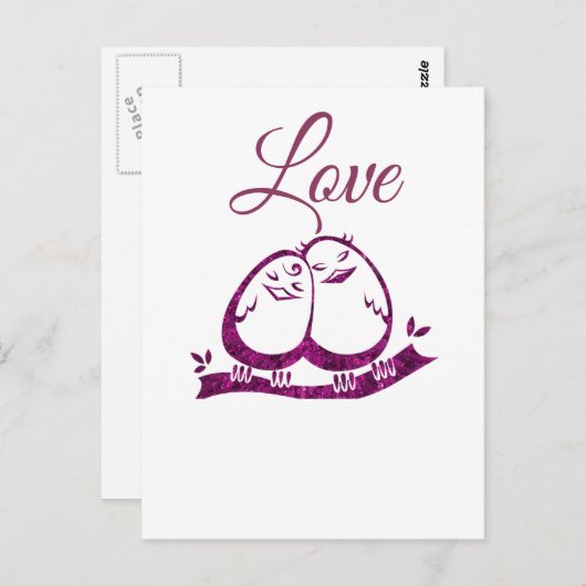愛 ポストカード (正面/裏面)