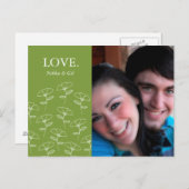 愛. ポストカード (正面/裏面)