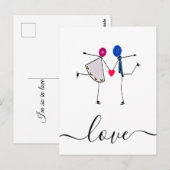 愛 ポストカード (正面/裏面)