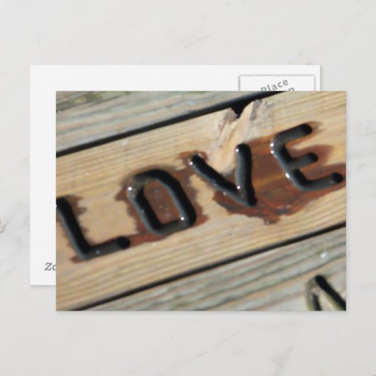 愛 ポストカード (正面/裏面)