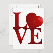 愛 ポストカード (正面/裏面)