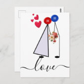 愛 ポストカード (正面/裏面)