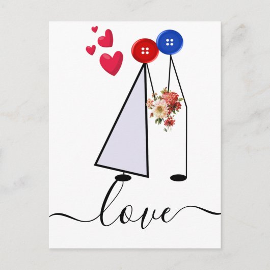 愛 ポストカード (正面)
