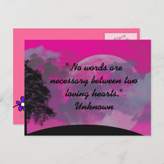 愛 ポストカード (正面/裏面)