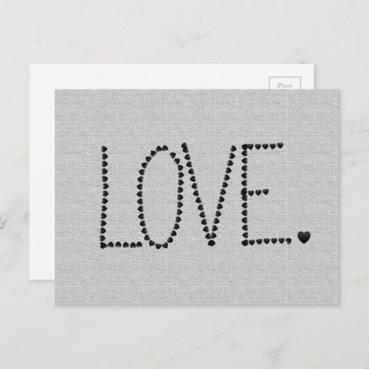 愛 ポストカード (正面/裏面)