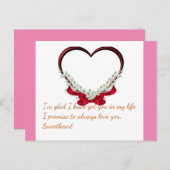 愛 ポストカード (正面/裏面)