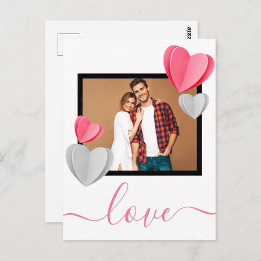 愛 ポストカード (正面/裏面)