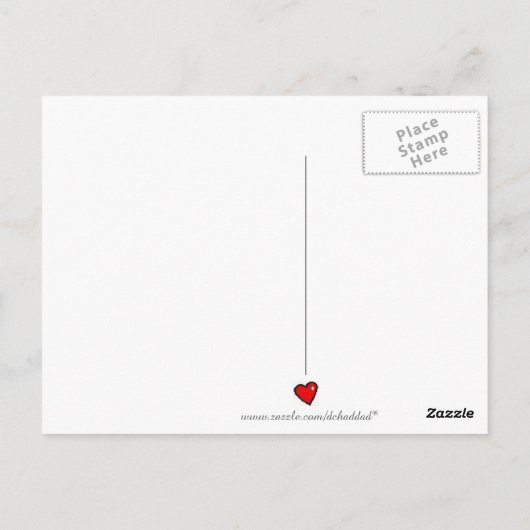 愛 ポストカード (裏面)