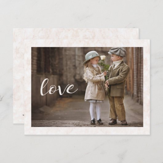 愛 ポストカード (正面/裏面)