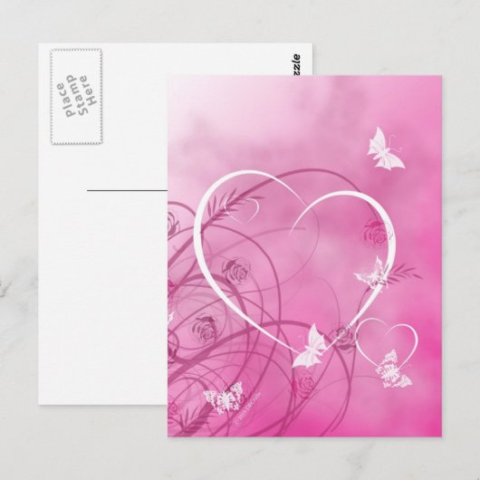 愛 ポストカード (正面/裏面)