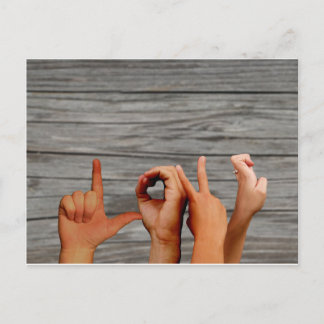 愛 ポストカード