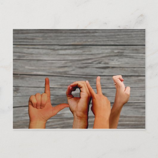 愛 ポストカード (正面)