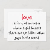 愛 ポストカード (正面/裏面)