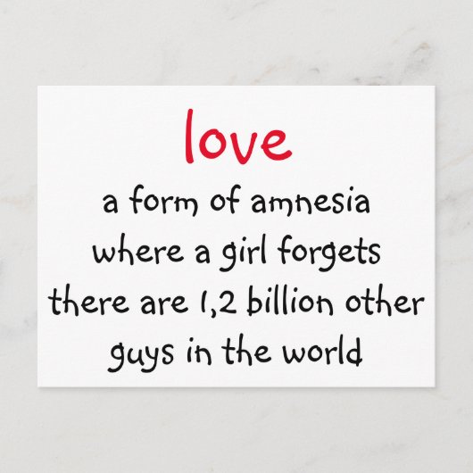 愛 ポストカード (正面)