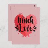 愛 ポストカード (正面/裏面)