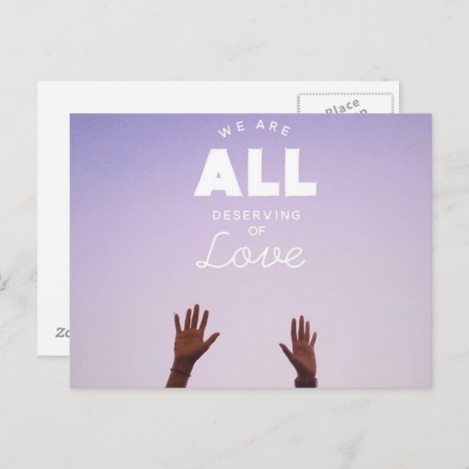 愛 ポストカード (正面/裏面)