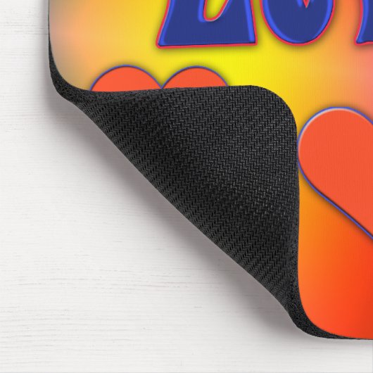 愛 マウスパッド (コーナー)