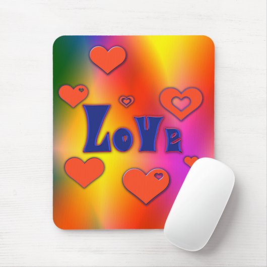 愛 マウスパッド (マウス)