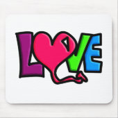 愛 マウスパッド (正面)