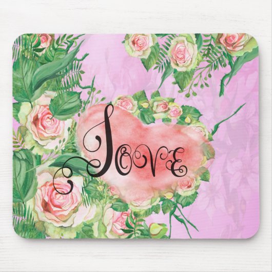 愛 マウスパッド (正面)