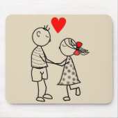 愛 マウスパッド (正面)