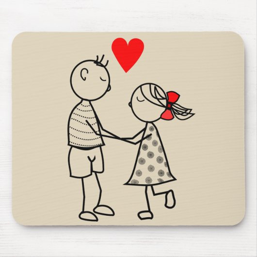 愛 マウスパッド (正面)