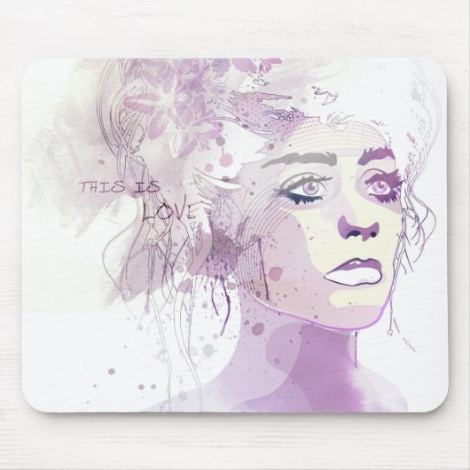 愛 マウスパッド (正面)