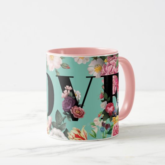 愛 マグカップ (正面右)