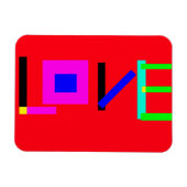 愛 マグネット (横)