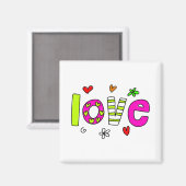 愛 マグネット (正面/裏面)