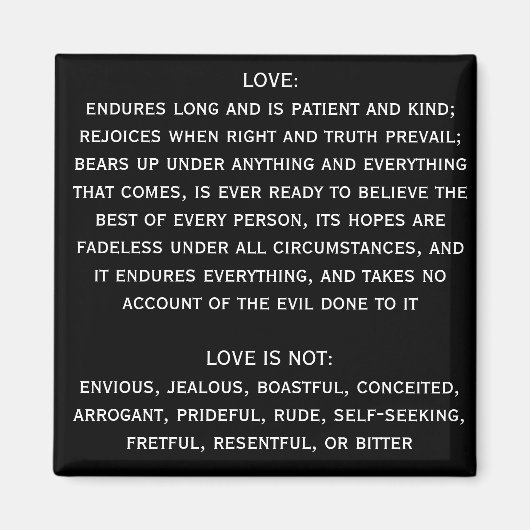 愛 マグネット (正面)