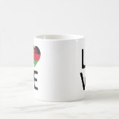 愛 – マラウイ国旗 コーヒーマグカップ (中央)