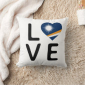 愛 – マーシャル諸島国旗 クッション (ブランケット)