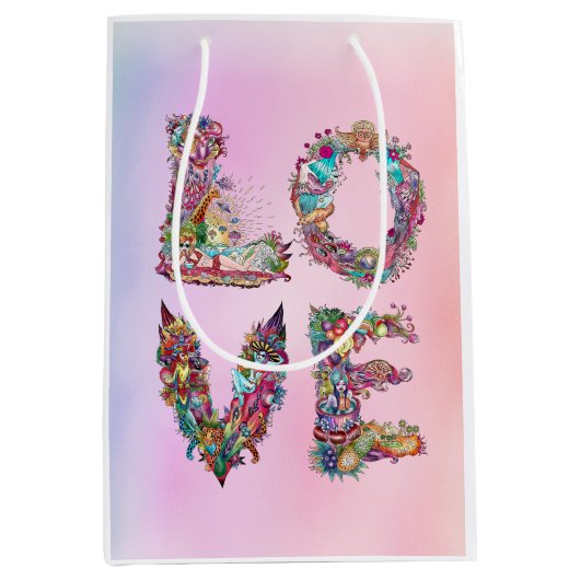 愛 ミディアムペーパーバッグ (正面)