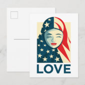 愛 |ムスリム難民 ポストカード (正面/裏面)