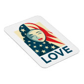 愛|ムスリム難民 マグネット (右側)