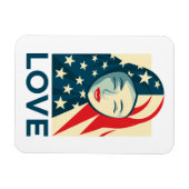 愛|ムスリム難民 マグネット (横)