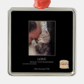 愛 メタルオーナメント (正面)