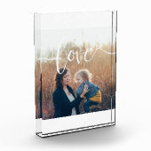 愛 | モダン写真ブロック フォトブロック (左)