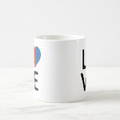 愛 – モンゴル国旗 コーヒーマグカップ (中央)