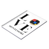 愛 |モンテッソーリ |三位一体キューブ ノートブック (左側)